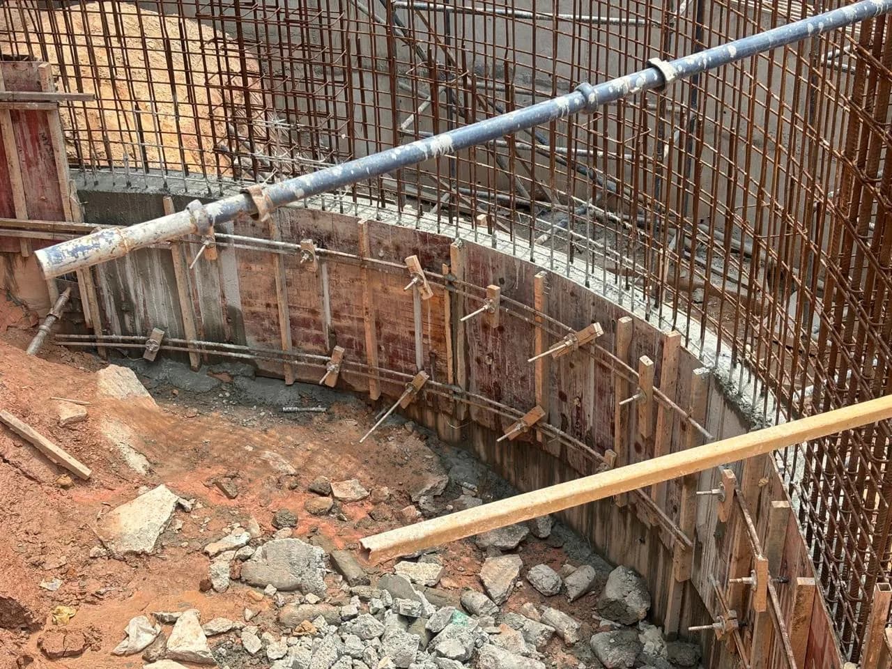 Heavie Halcyon: Site photo filed with Karnataka RERA