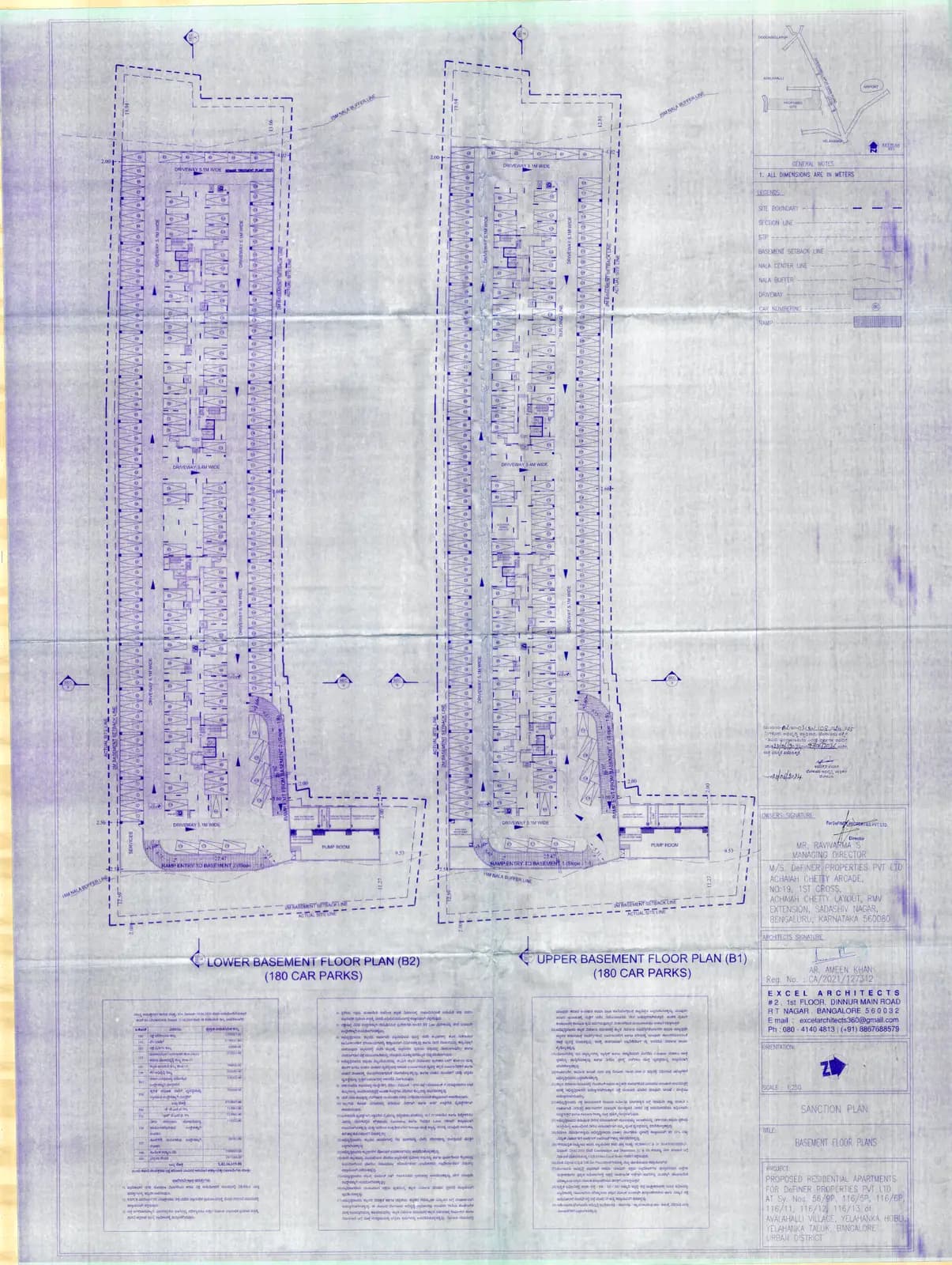 Definer Dolce Vita: Approved Layout Plan (filed with Karnataka RERA)