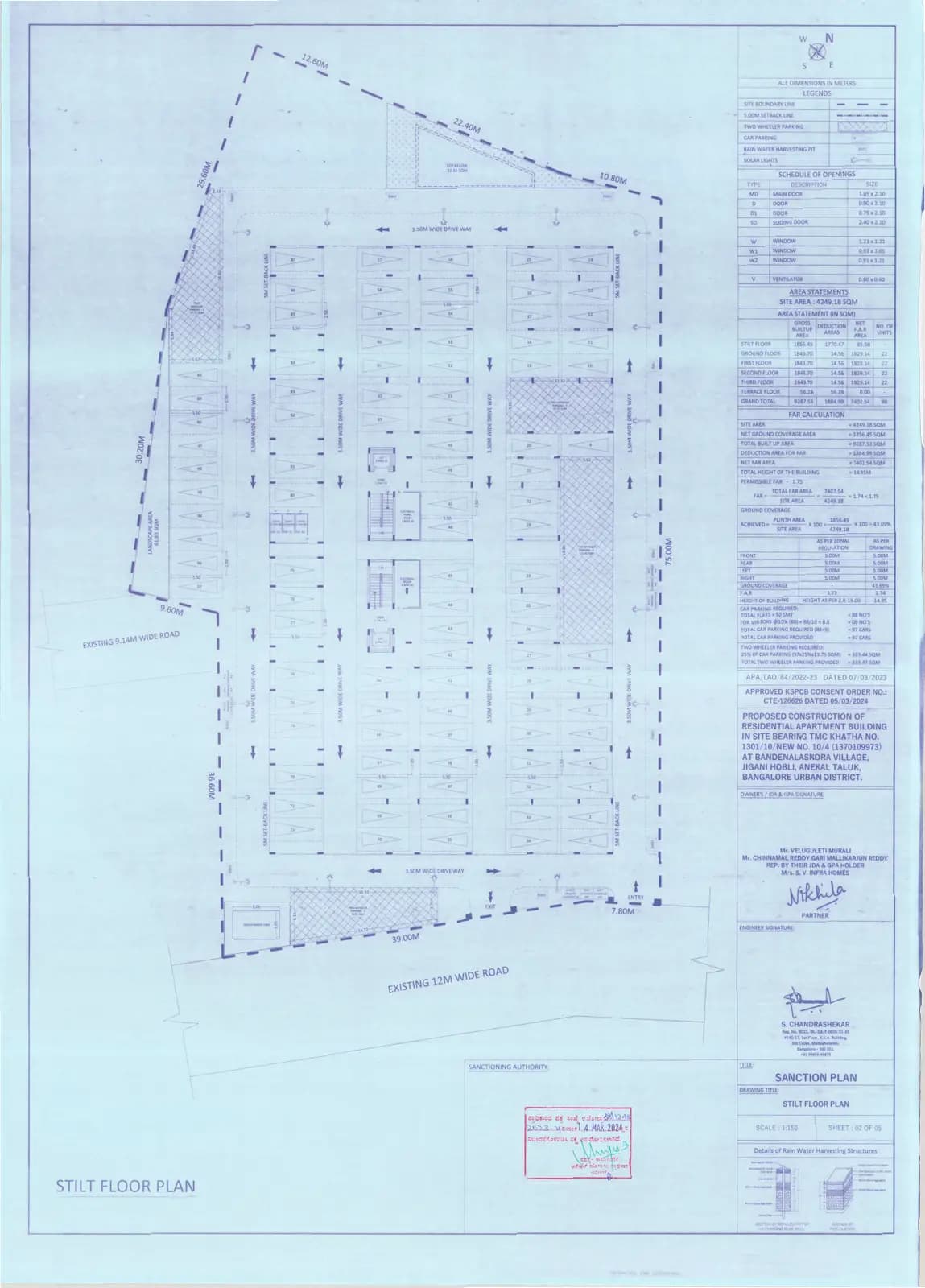 Skyline Haven: stilt floor plan.pdf (filed with Karnataka RERA)