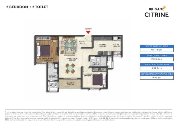 Brigade Citrine: Brochure, page 2 (filed with Karnataka RERA)