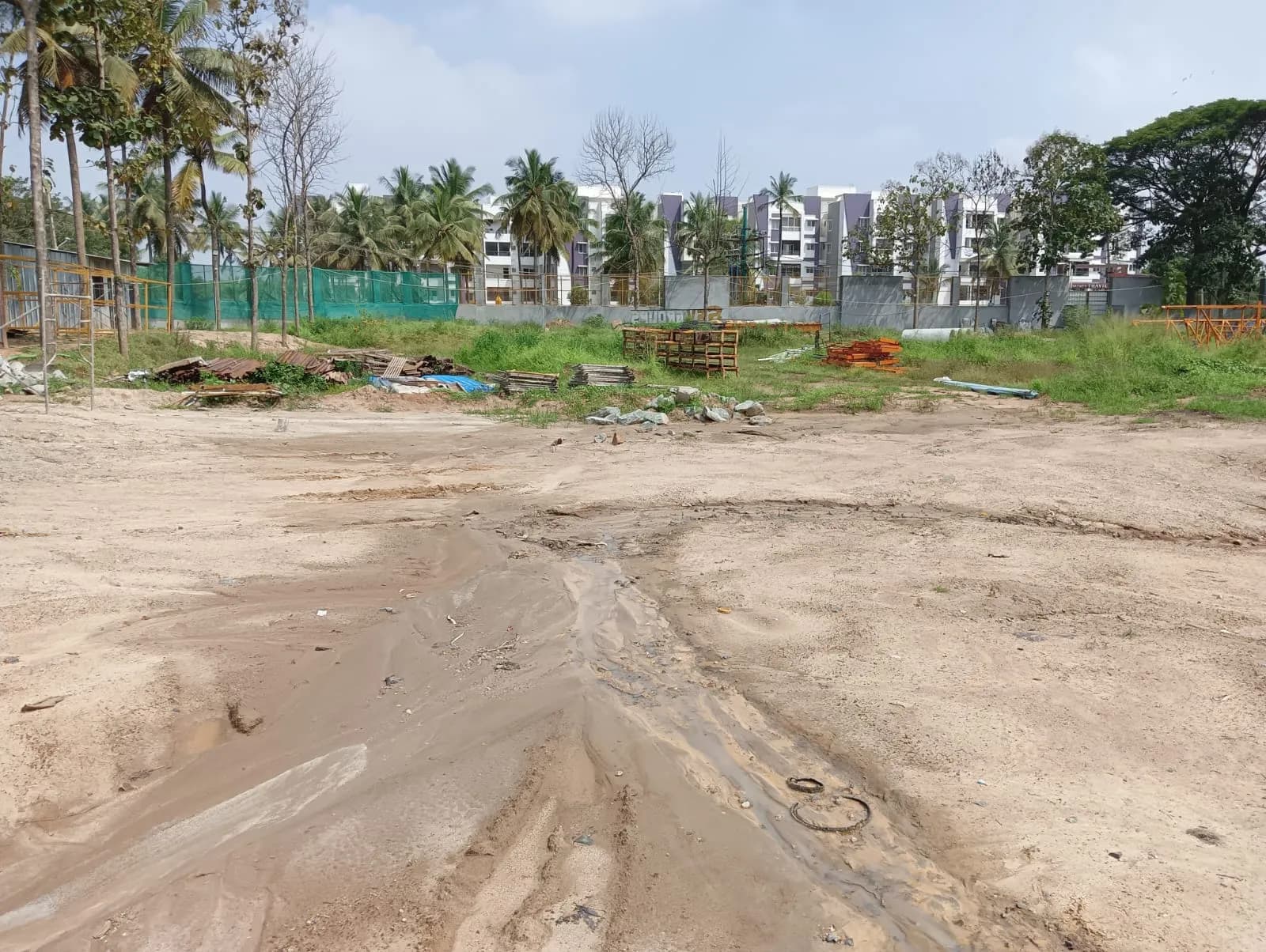 SV Polaris: Site photo filed with Karnataka RERA