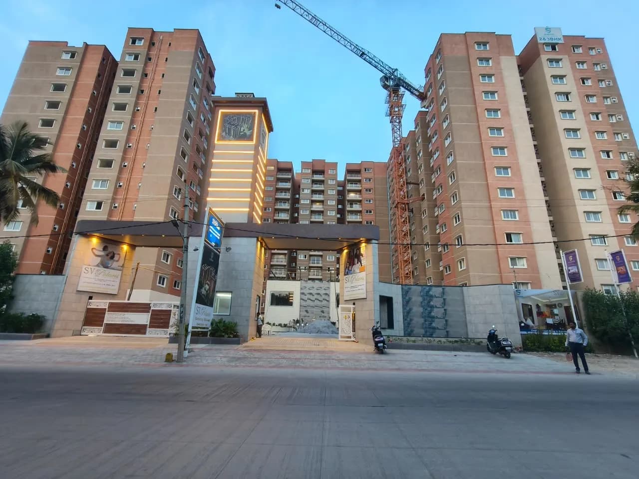 SV Polaris: Site photo filed with Karnataka RERA