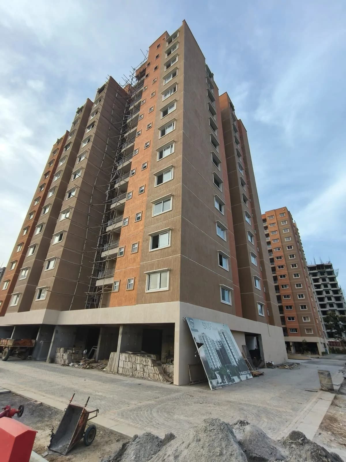 SV Polaris: Site photo filed with Karnataka RERA