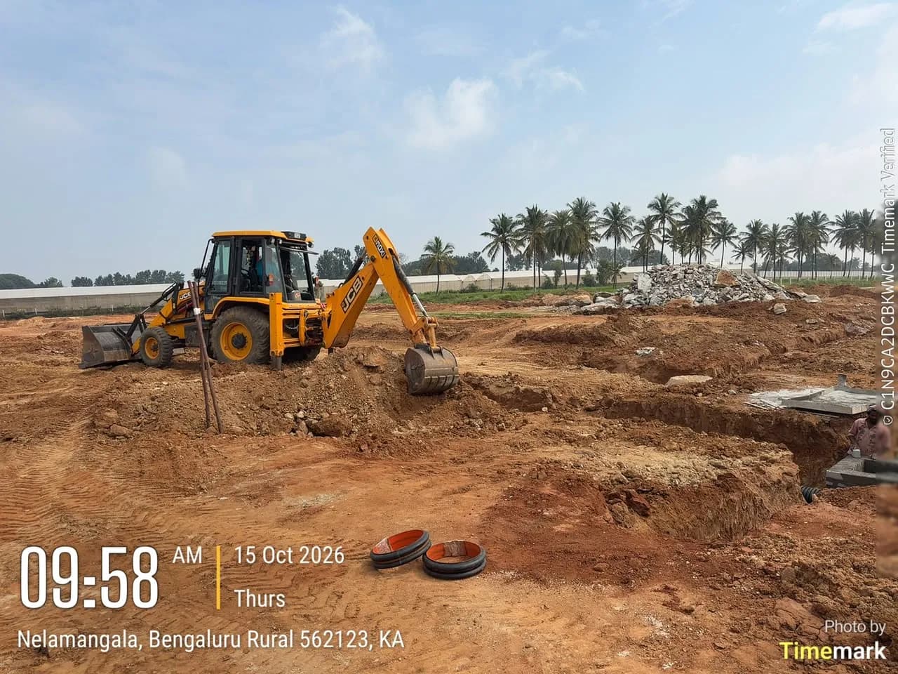 KNS Samooha: Site photo filed with Karnataka RERA