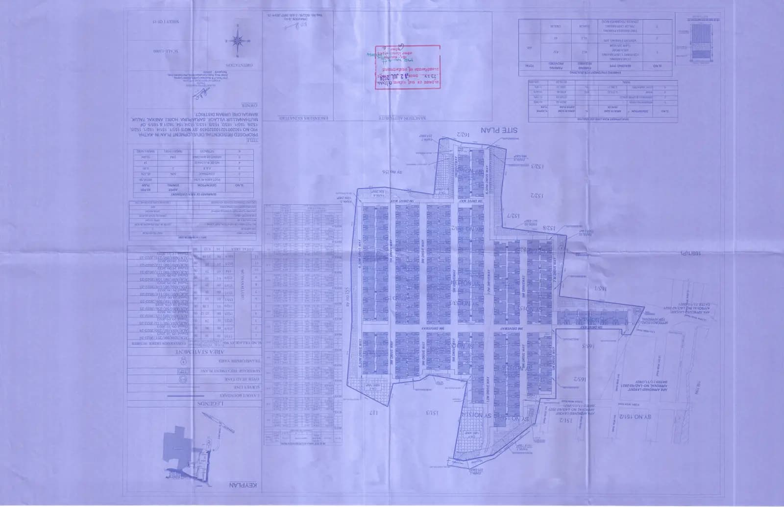 Ellegenza: Approved Layout Plan (filed with Karnataka RERA)