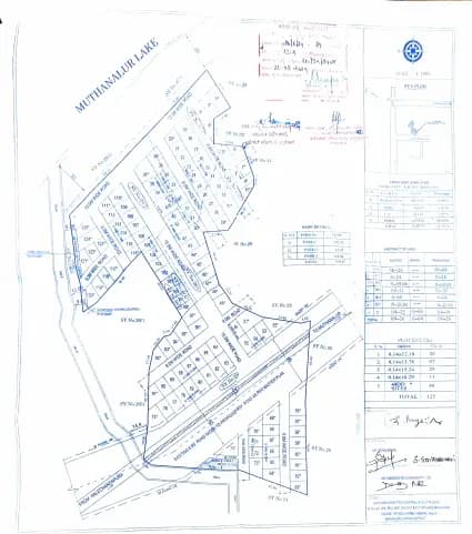 Oasis Lakeview Residency: Existing Layout Plan (filed with Karnataka RERA)