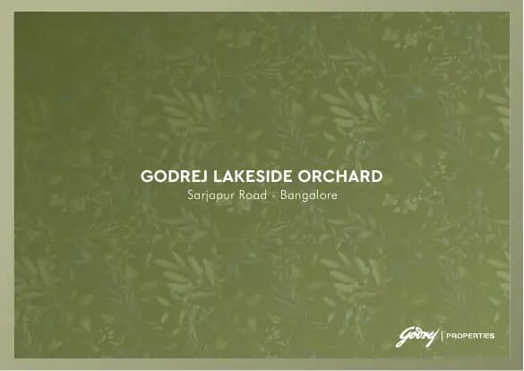 Godrej Lakeside Orchard: Brochure, page 1 (filed with Karnataka RERA)
