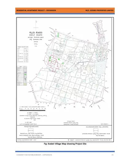 Godrej Lakeside Orchard: Village Map Demarcation.pdf (filed with Karnataka RERA)