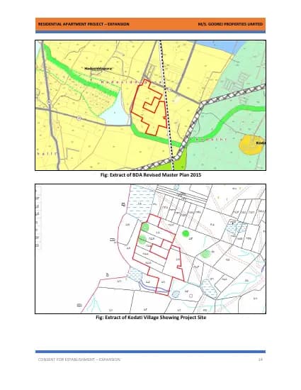 Godrej Lakeside Orchard: CDP and Village Map Demarcation.pdf (filed with Karnataka RERA)