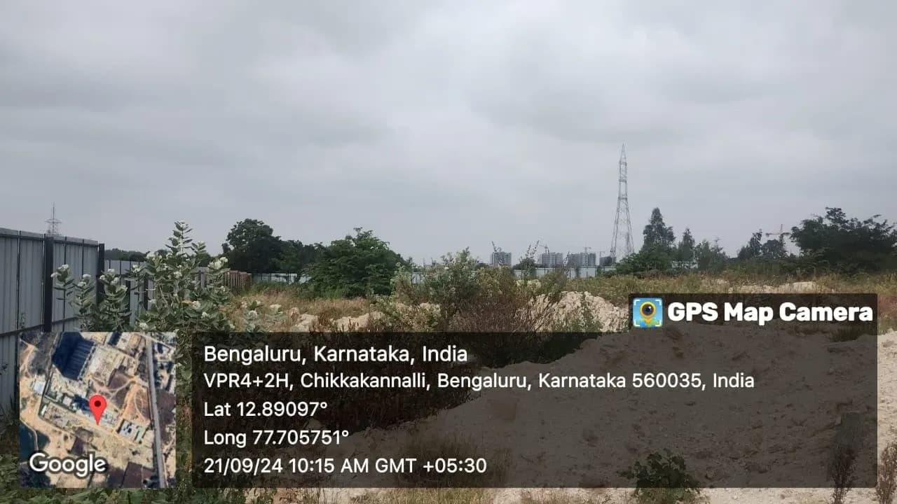 Godrej Lakeside Orchard: Site photo filed with Karnataka RERA