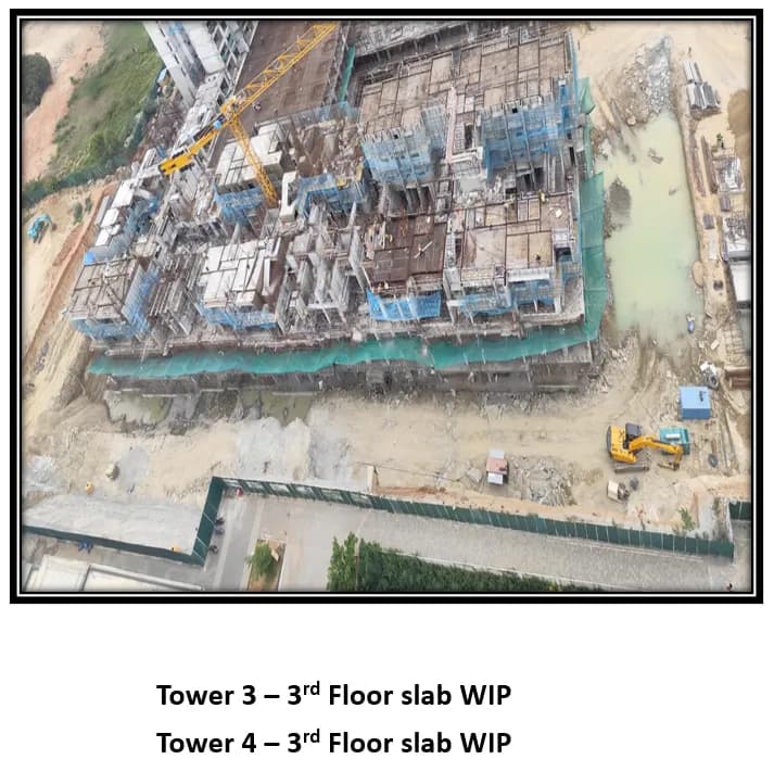 Godrej Lakeside Orchard: Site photo filed with Karnataka RERA