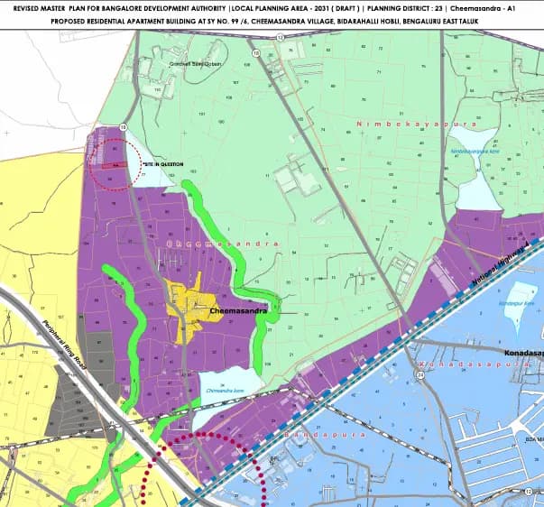 Sakura Blossom: Sakura Blossom - CDP Demarcation plan.pdf (filed with Karnataka RERA)