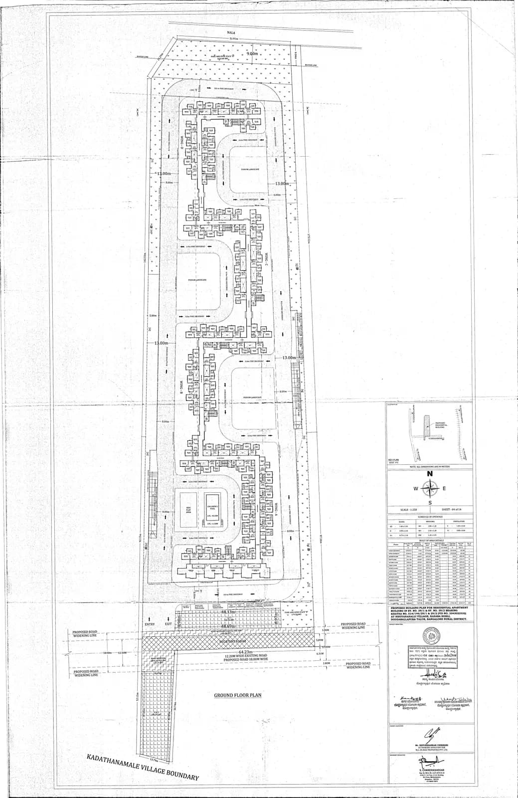 DS Max Sky Sisira: 4 GROUND FLOOR PLAN.PDF (filed with Karnataka RERA)
