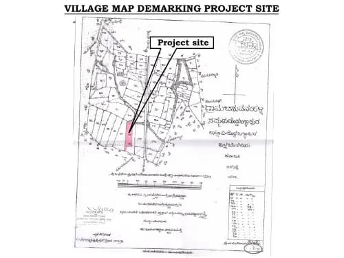 DS Max Sky Sisira: VILLAGE MAP DEMARCATION.pdf (filed with Karnataka RERA)