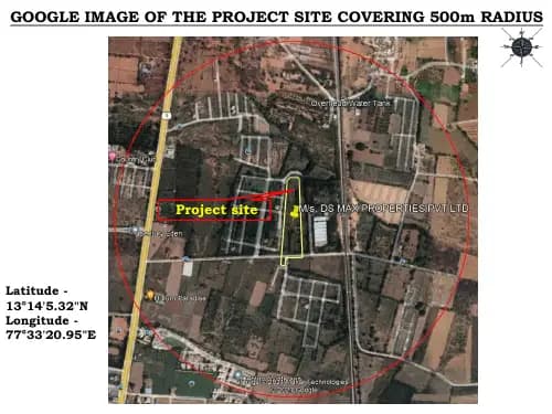 DS Max Sky Sisira: LOCATION DEMARCATION.pdf (filed with Karnataka RERA)
