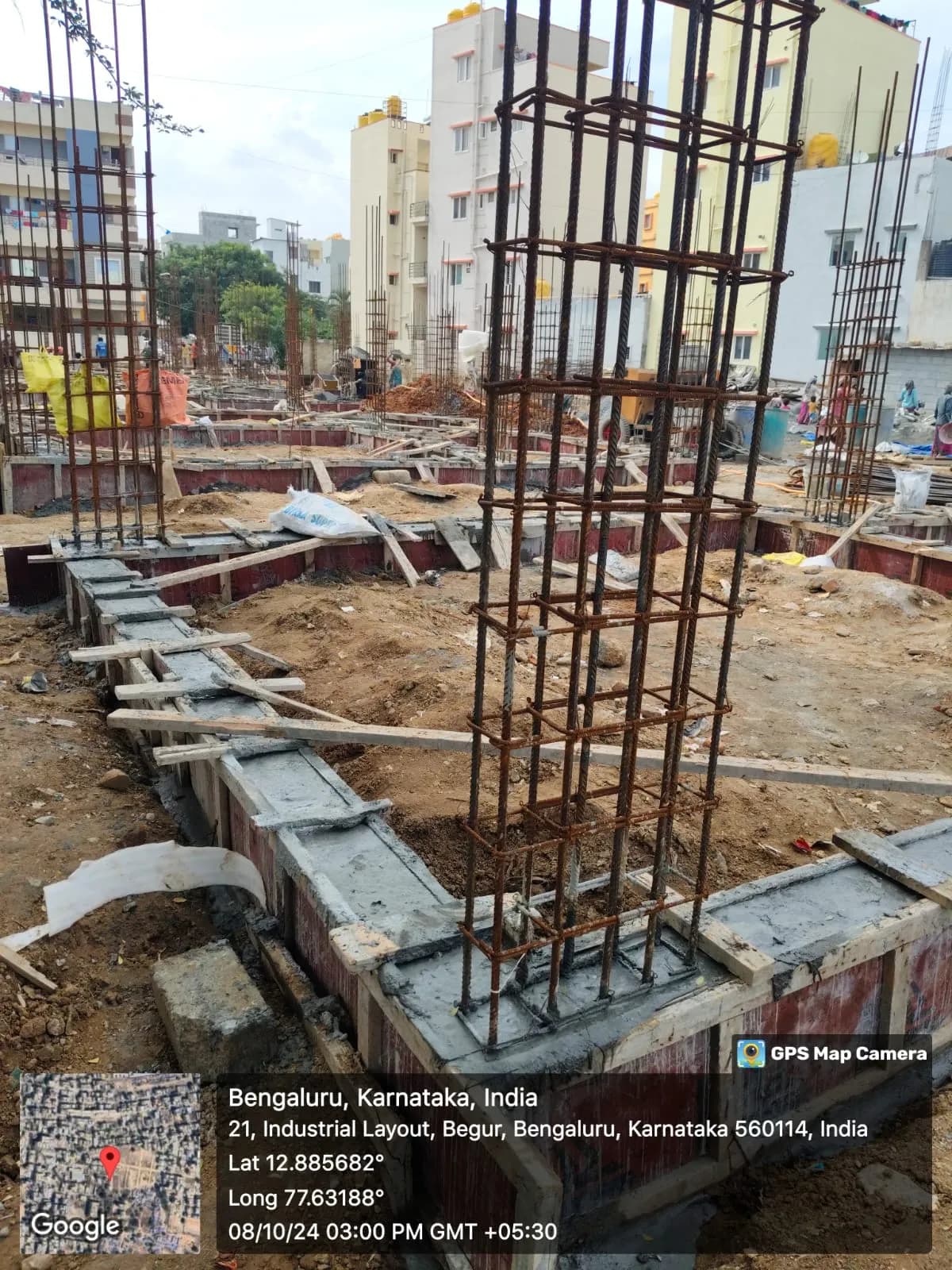 Dhiraan Lotus: Site photo filed with Karnataka RERA
