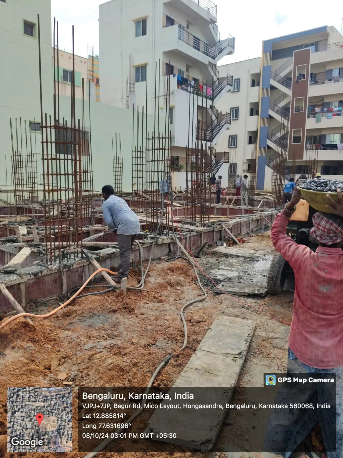Dhiraan Lotus: Site photo filed with Karnataka RERA