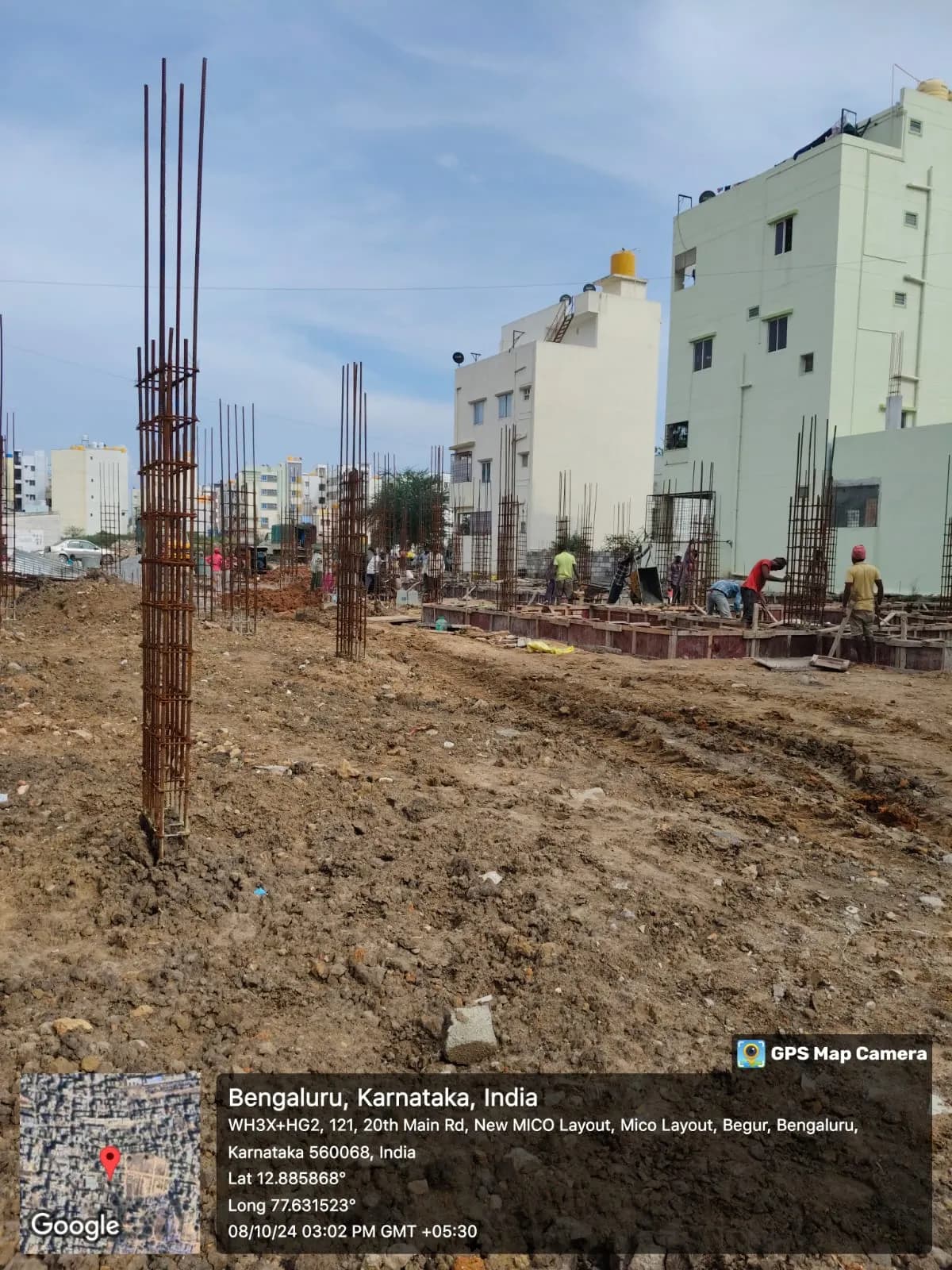 Dhiraan Lotus: Site photo filed with Karnataka RERA