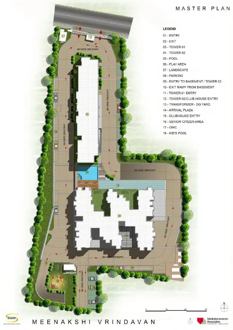 Meenakshi Vrindavan: Brochure, page 2 (filed with Karnataka RERA)