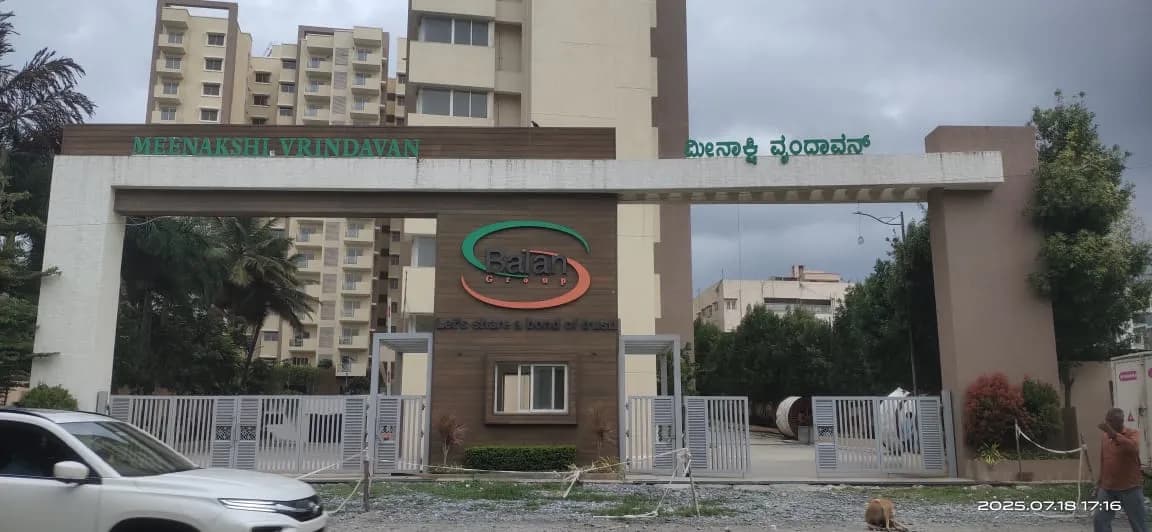 Meenakshi Vrindavan: Site photo filed with Karnataka RERA