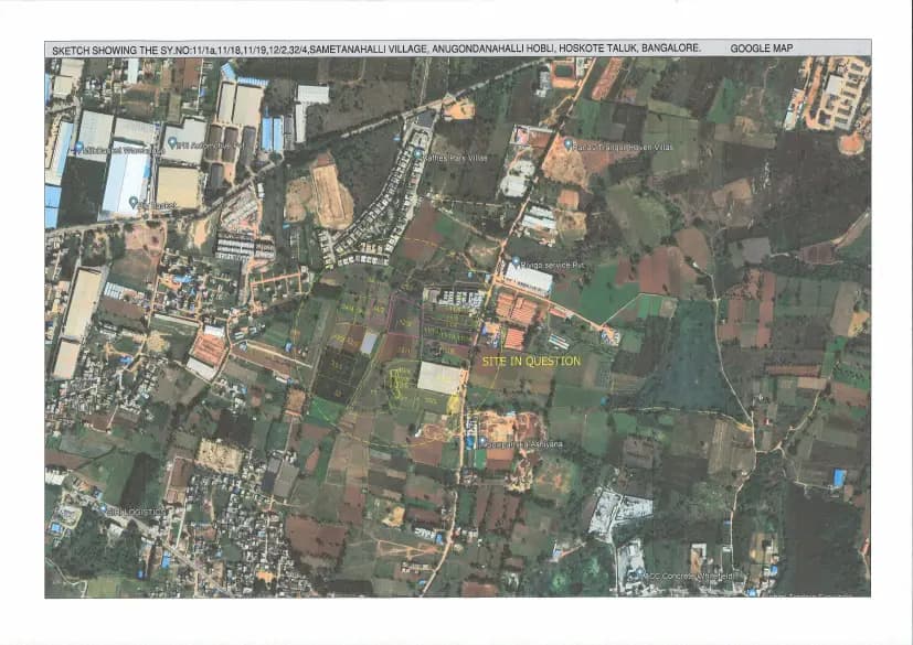 United Green Woods: Google Map Demarcation.pdf (filed with Karnataka RERA)