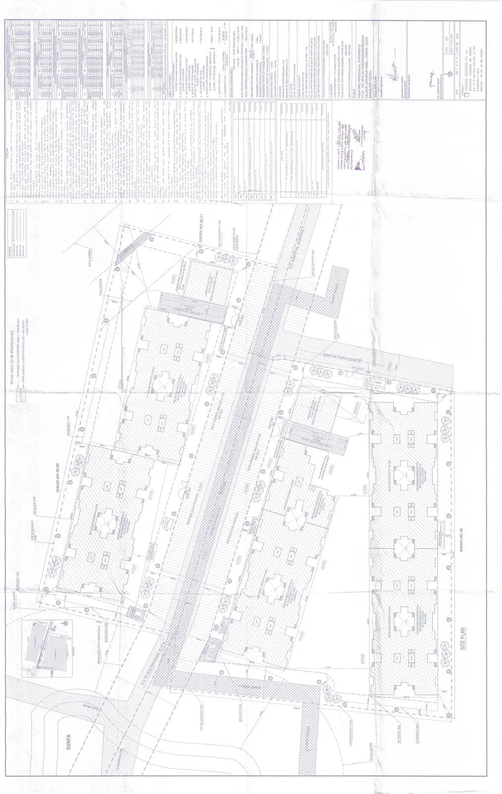 Ajmera Iris: Existing Layout Plan (filed with Karnataka RERA)