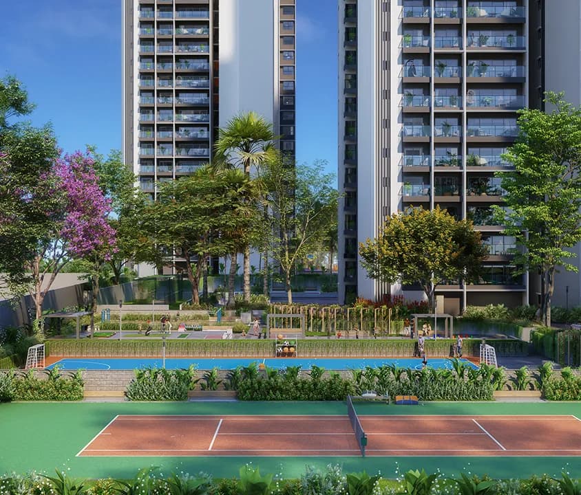 Sattva Forest Ridge: Location highlights and nearby amenities map (artist’s impression)