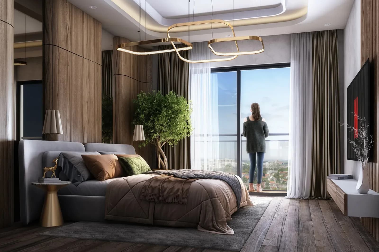 Sattva Forest Ridge: Master bedroom with spacious layout (artist’s impression)