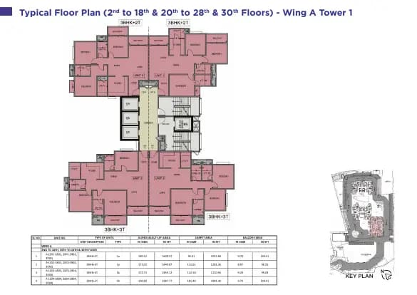 Sattva Forest Ridge: Brochure, page 6 (filed with Karnataka RERA)