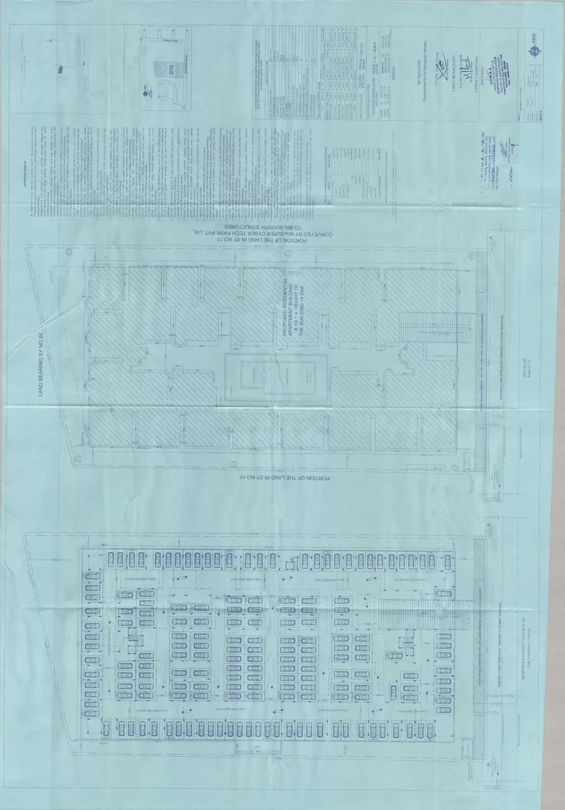 My Buildcon Serene: All Pages of Sanction Plan, page 1 (filed with Karnataka RERA)