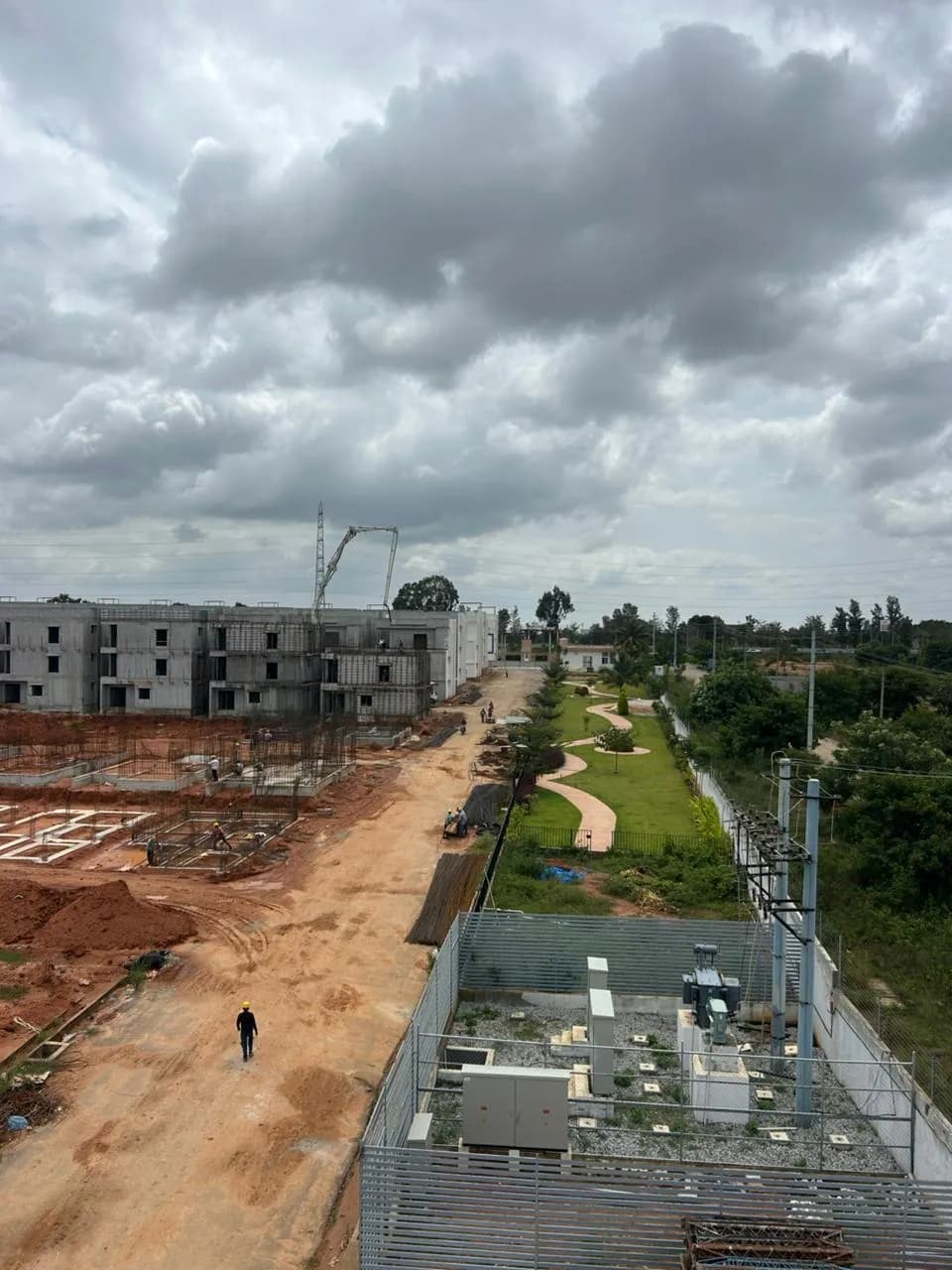Konig North County: Site photo filed with Karnataka RERA