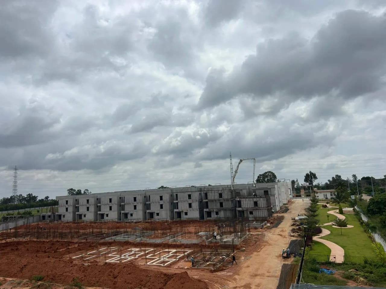 Konig North County: Site photo filed with Karnataka RERA