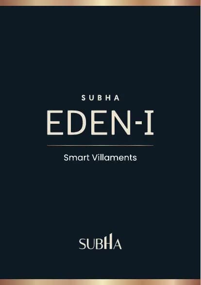 Subha Eden - 1: Brochure, page 1 (filed with Karnataka RERA)