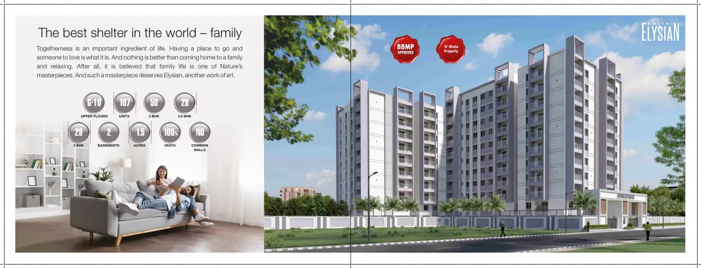 Adithi Elysian: Brochure, page 3 (filed with Karnataka RERA)