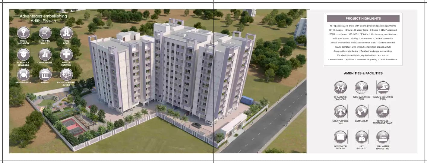 Adithi Elysian: Brochure, page 4 (filed with Karnataka RERA)