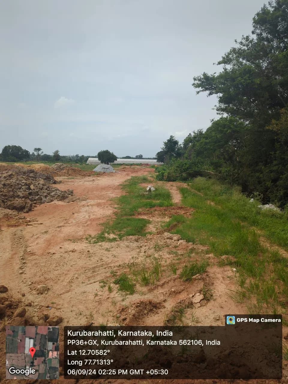 Guru Punvaanii Ernika: Site photo filed with Karnataka RERA