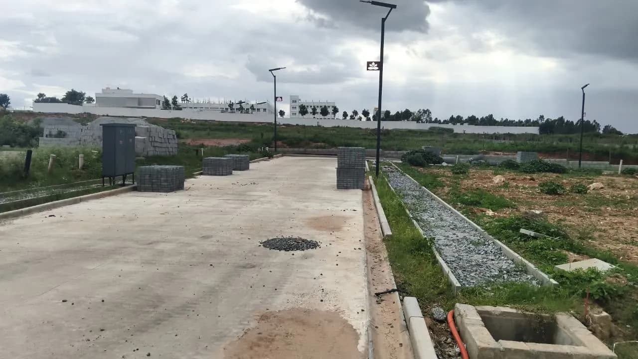 Guru Punvaanii Ernika: Site photo filed with Karnataka RERA