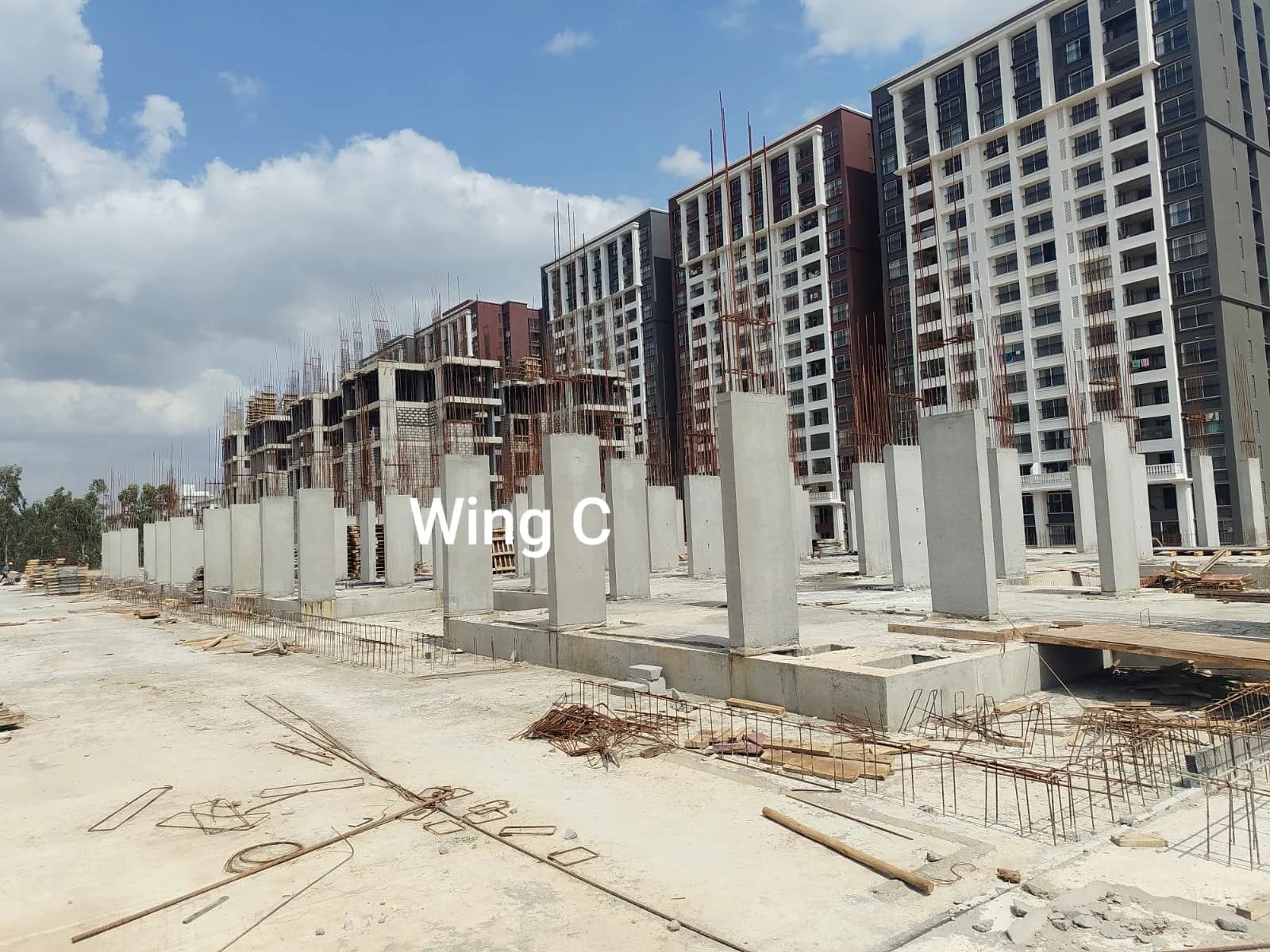 Lorven Cascade Garden: Site photo filed with Karnataka RERA