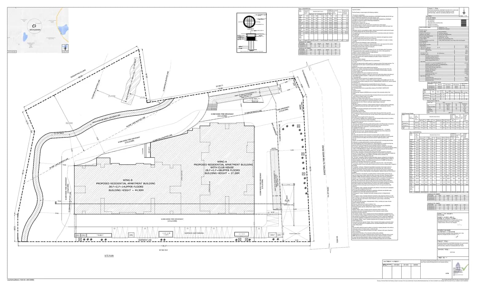 Adarsh Primrose: Approved Layout Plan (filed with Karnataka RERA)