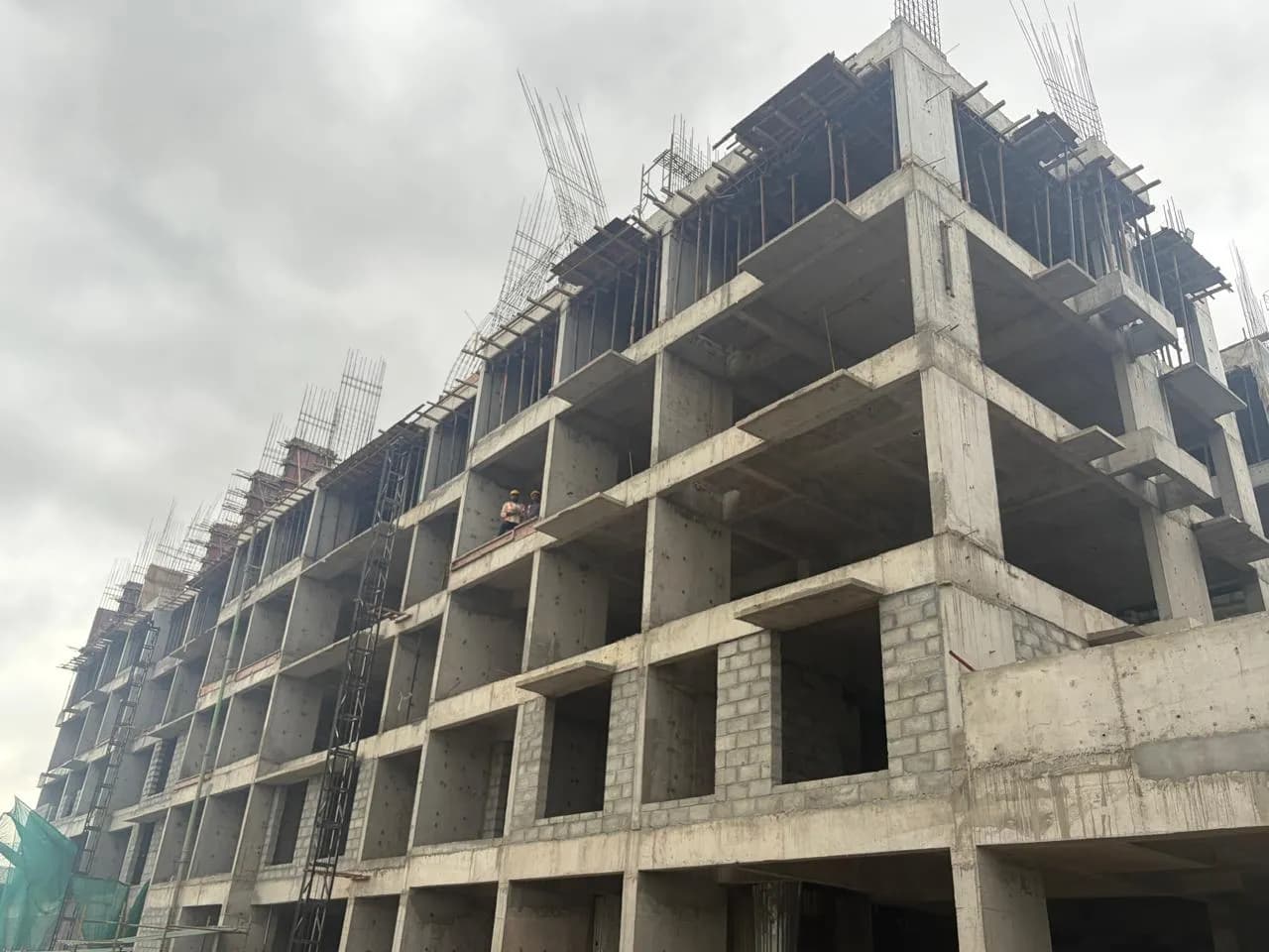 Adarsh Primrose: Site photo filed with Karnataka RERA