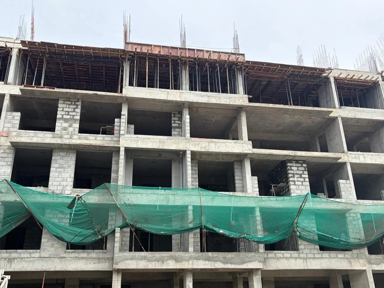 Adarsh Primrose: Site photo filed with Karnataka RERA