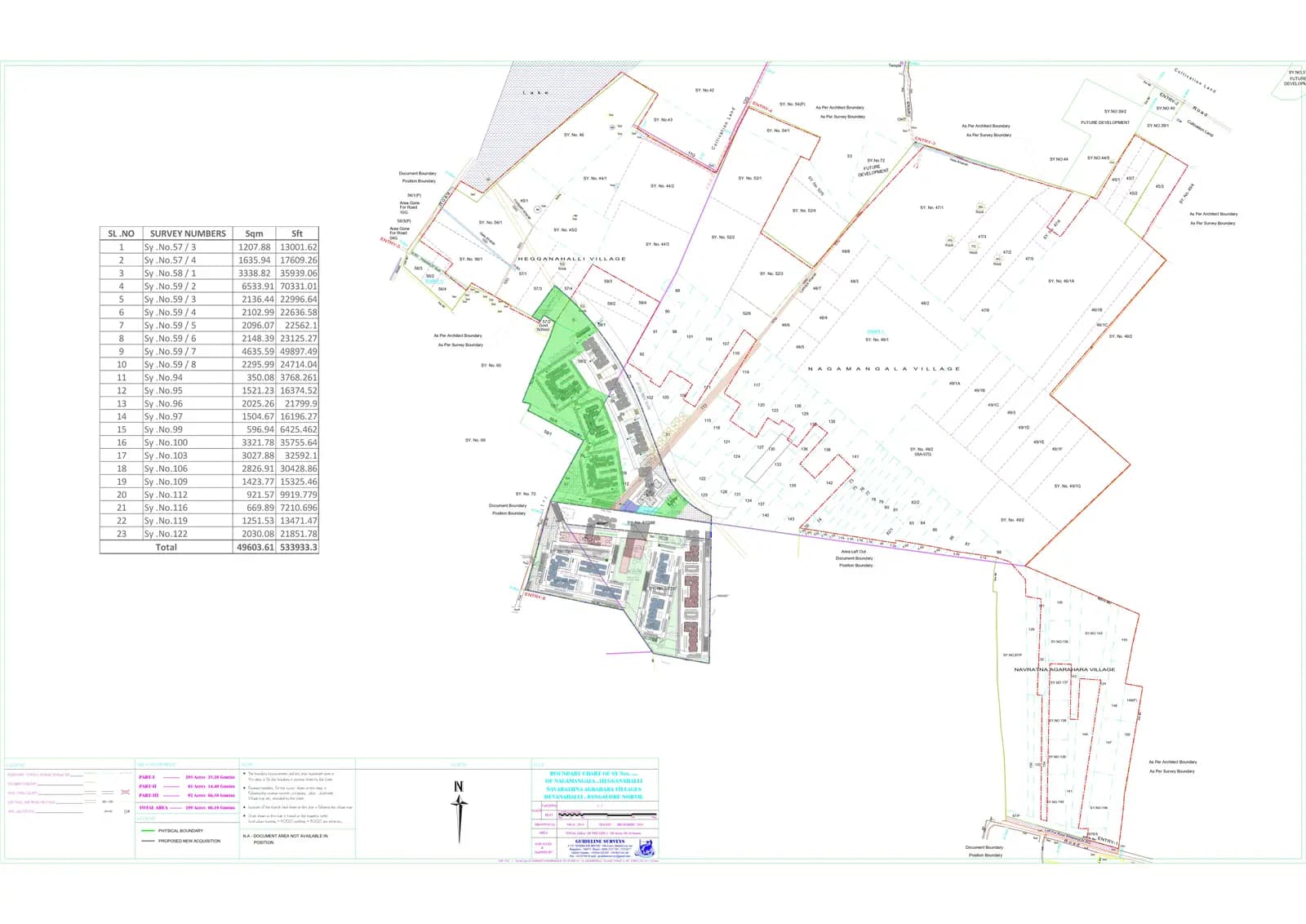 Embassy Verde: Embassy Verde_Demarcation with site plan.jpg (filed with Karnataka RERA)