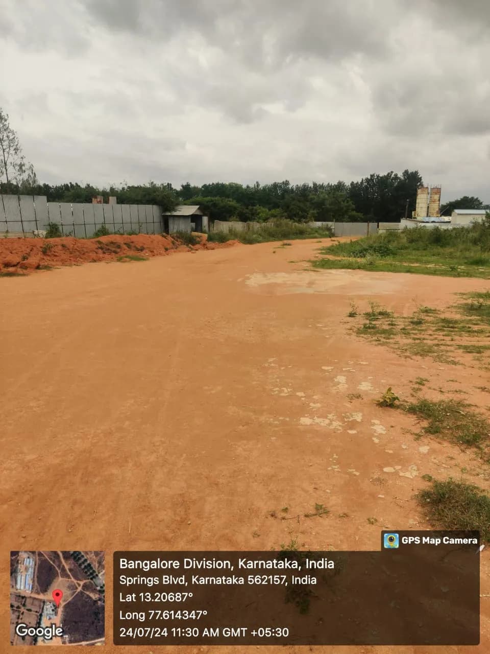 Embassy Verde: Site photo filed with Karnataka RERA