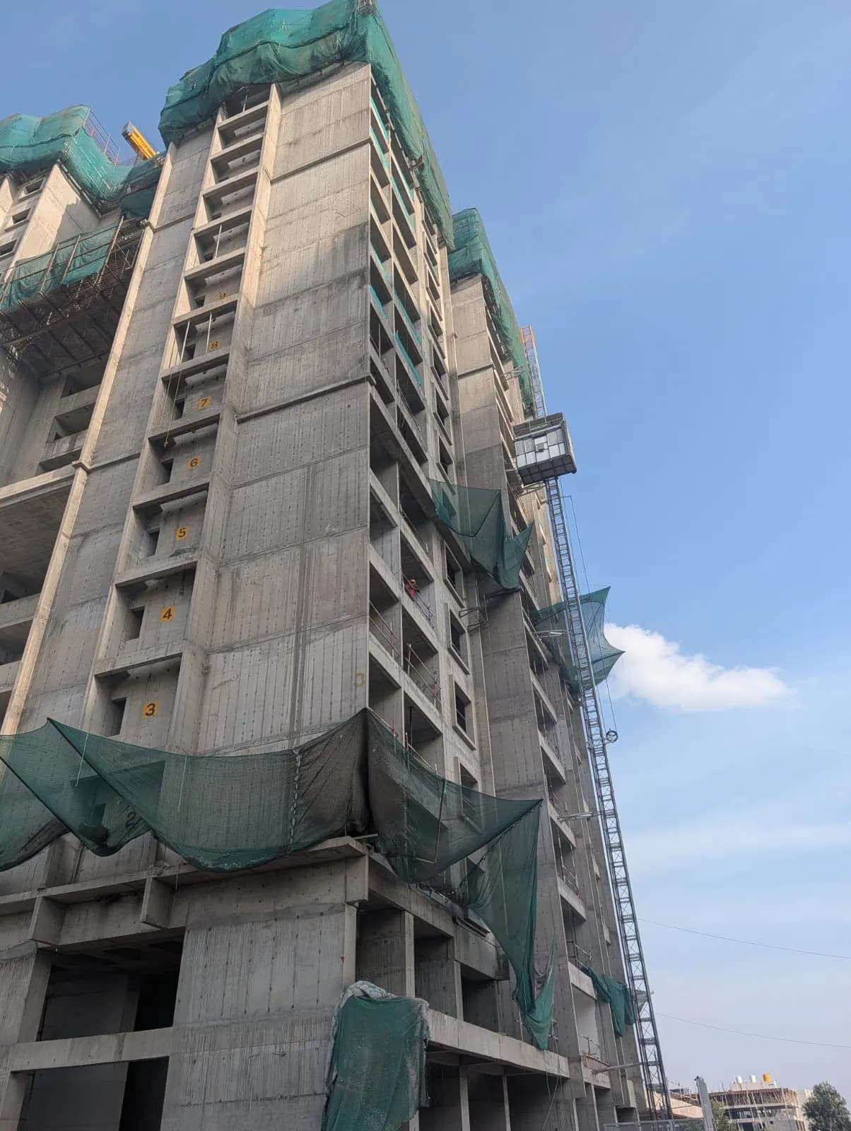 Ventara Residences: Site photo filed with Karnataka RERA