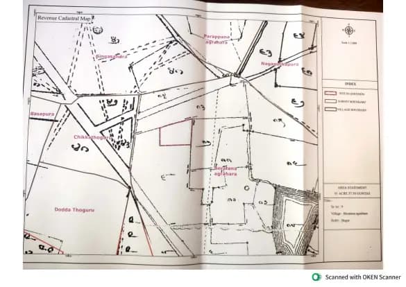 Oakstone SN Celeste: Existing Layout Plan (filed with Karnataka RERA)