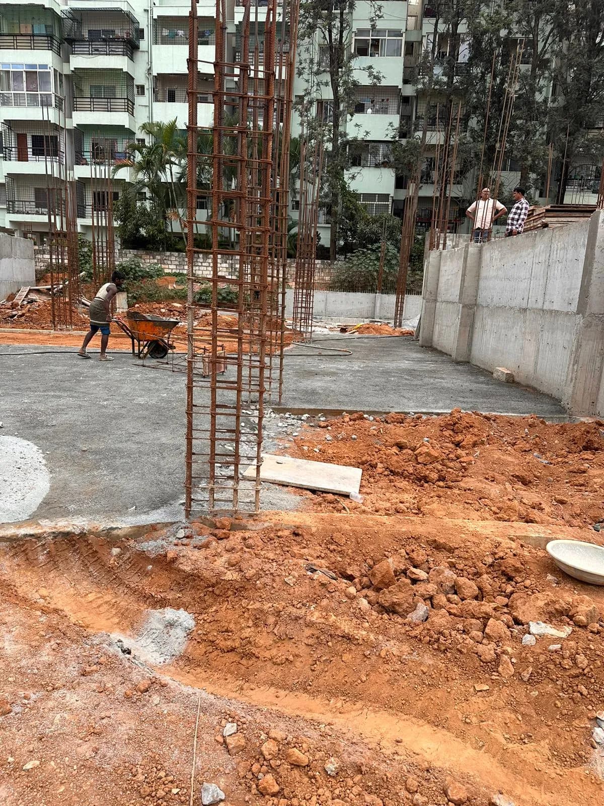 Oakstone SN Celeste: Site photo filed with Karnataka RERA