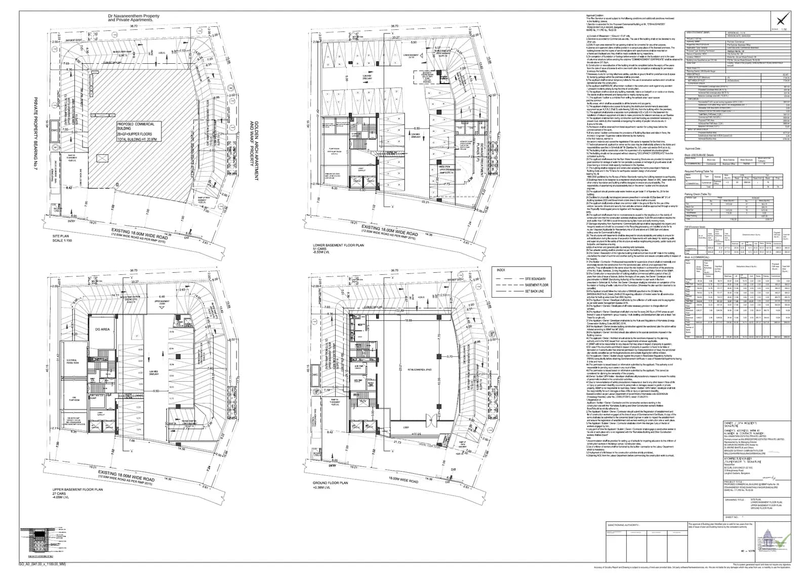 Vanantara Nirvana: Existing Layout Plan (filed with Karnataka RERA)