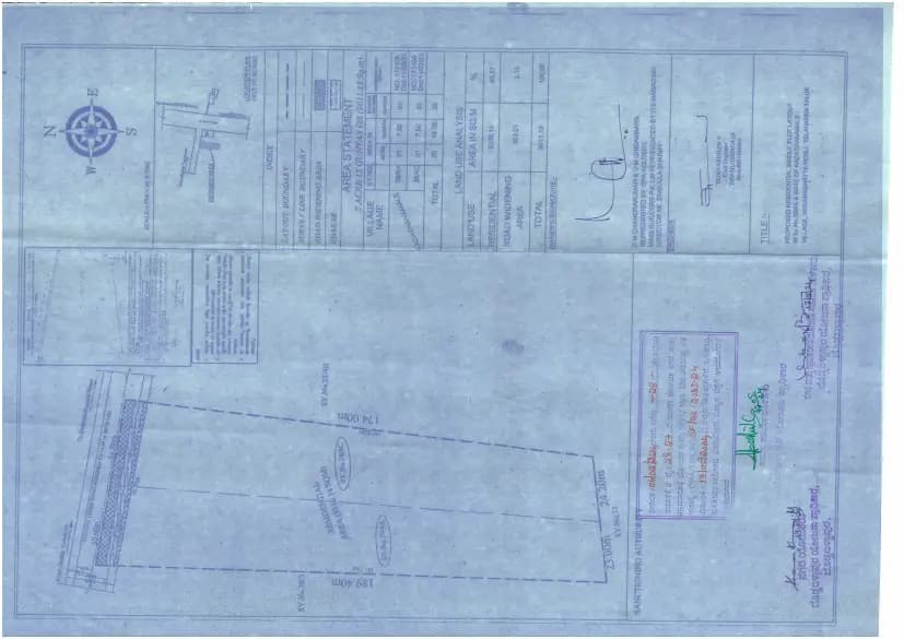 Mims Oakdale I: 8 Single Plot Layout Plan (filed with Karnataka RERA)
