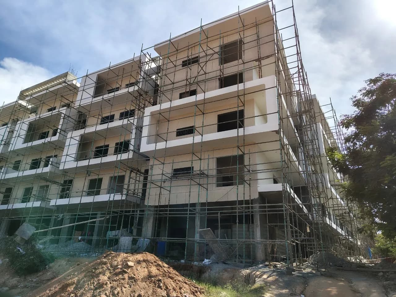 Infinity Greenwoods: Site photo filed with Karnataka RERA
