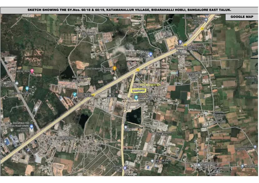 SBR Magnus: Location Demarcation.pdf (filed with Karnataka RERA)